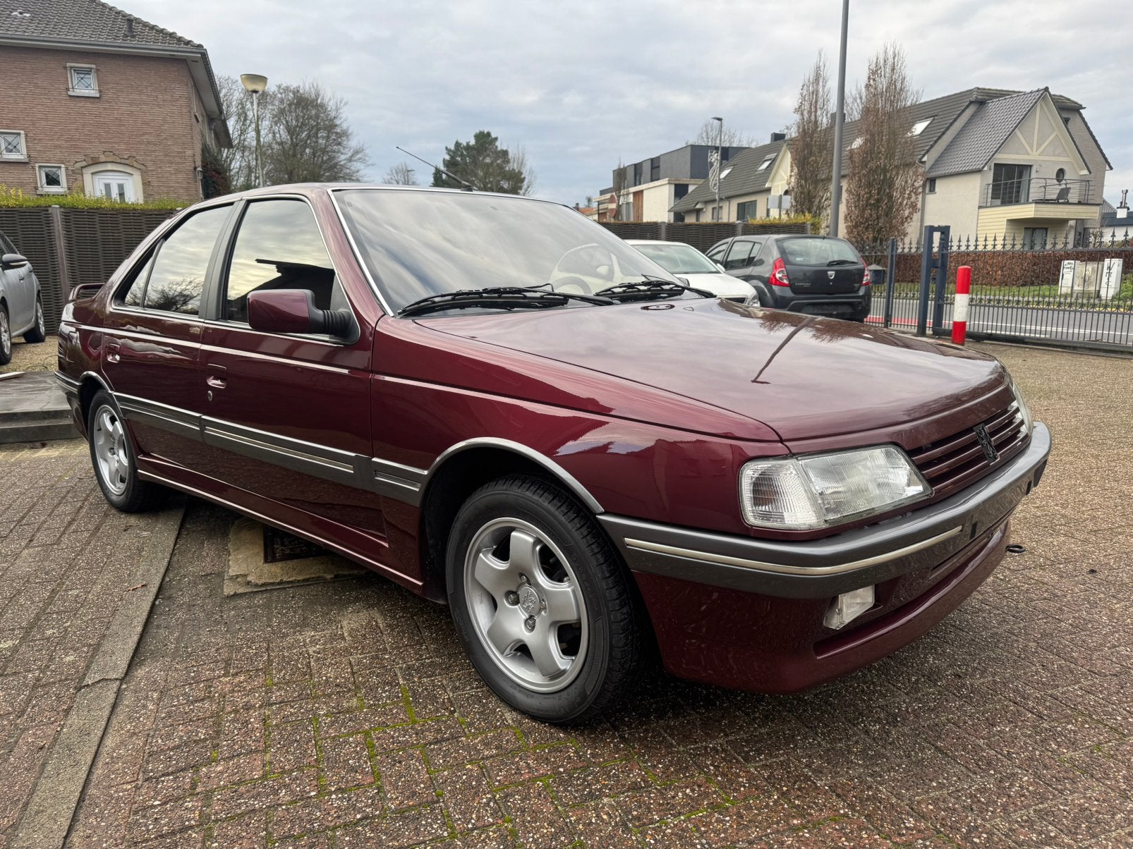 Peugeot 405 Mi16, Auto's, Voorwielaandrijving, 4 deurs, Zwart, 4 cilinders