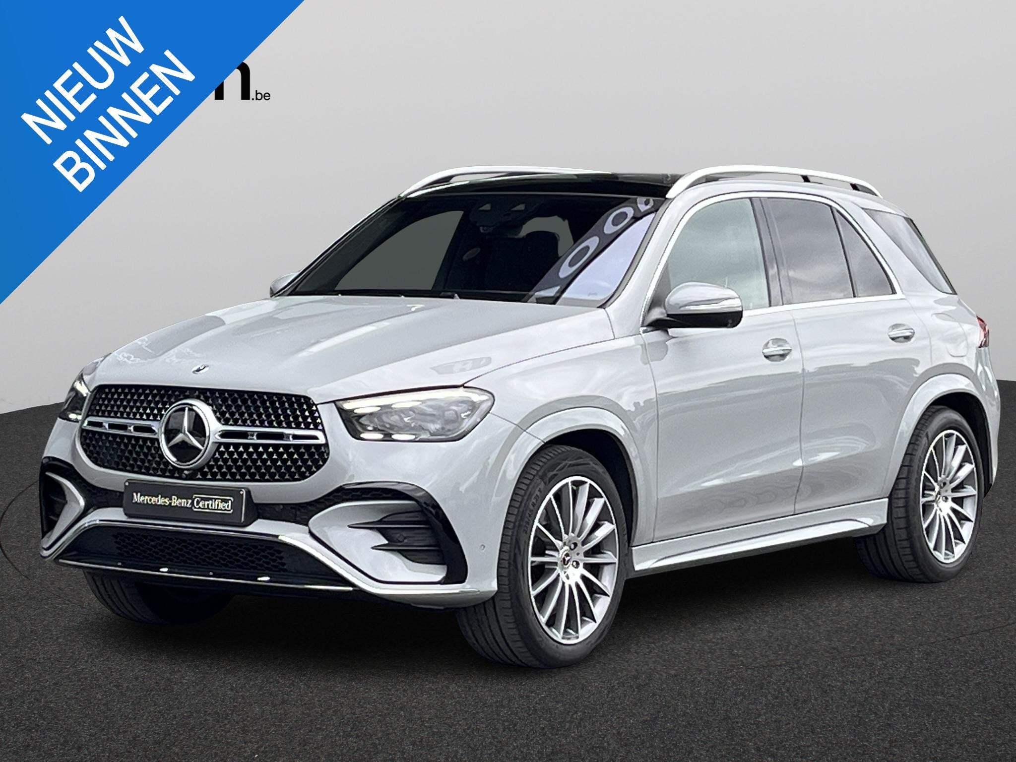 Mercedes-Benz GLE-klasse 400 e 4M Hybrid AMG Line, Auto's, Mercedes-Benz, Stof, Gebruikt, Zwart, 4 cilinders