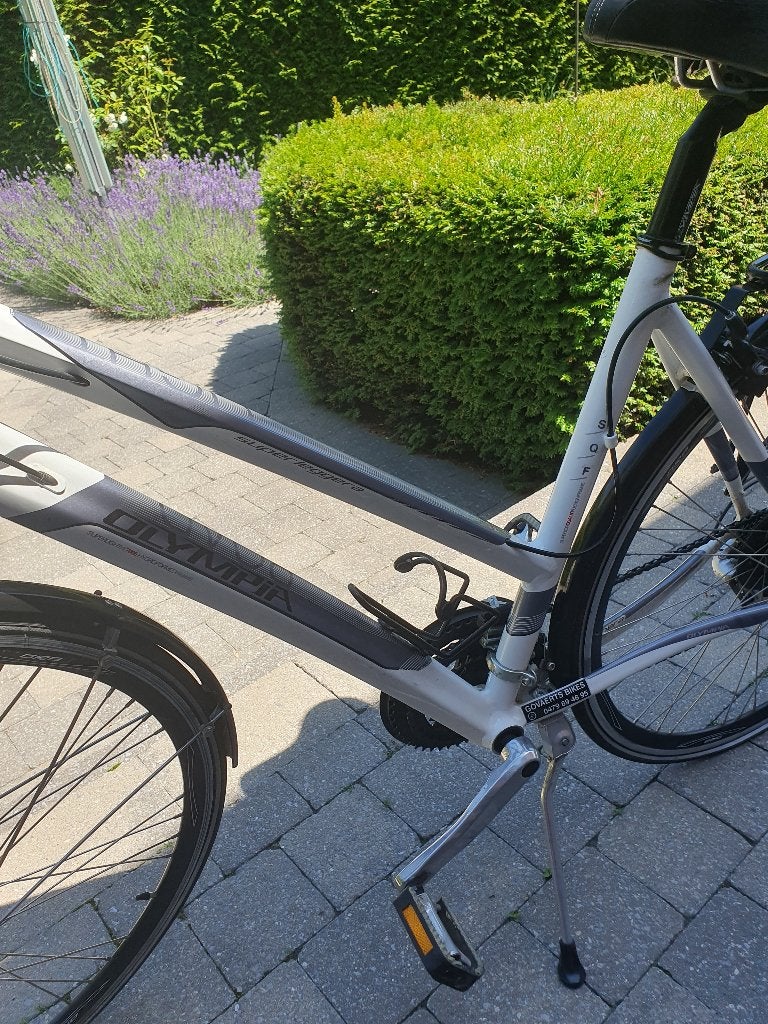 Dames fiets, Fietsen en Brommers, 53 tot 56 cm, Versnellingen, Zo goed als nieuw, Schijfrem