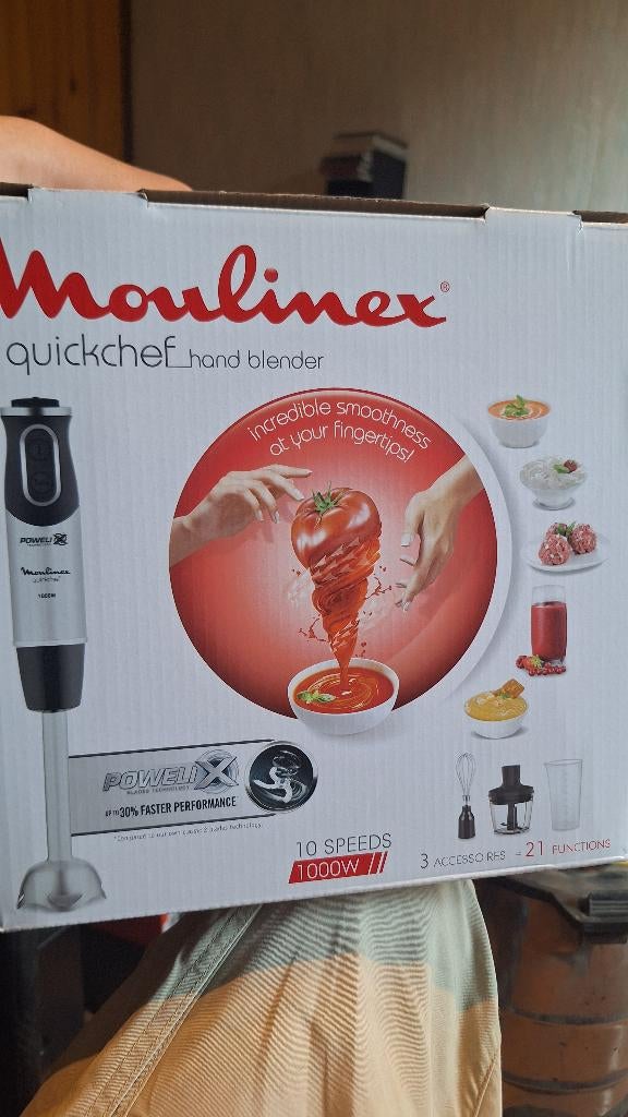 Moulinex blender, Electroménager, Enlèvement, Neuf