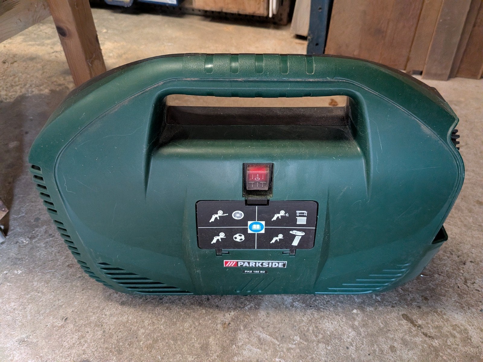 Compressor Parkside  PKZ 180 B2, Ophalen, Zo goed als nieuw