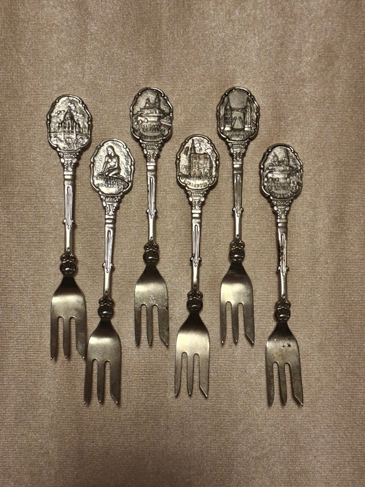 Ensemble de fourchettes à souvenirs, Antiquités & Art, Enlèvement ou Envoi