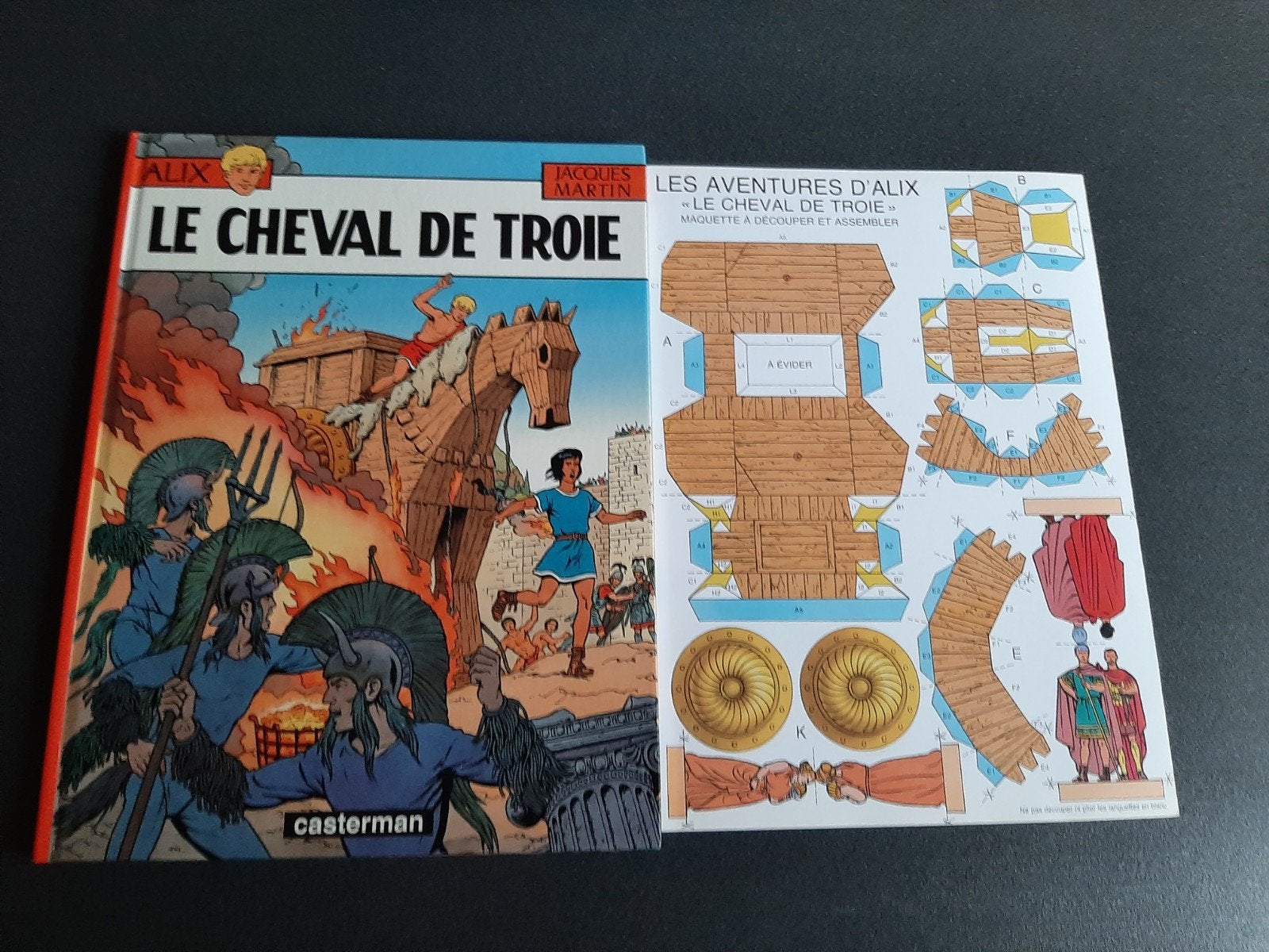 Alix : Le cheval de Troie EO 1988 + maquette à monter NEUF, Enlèvement ou Envoi