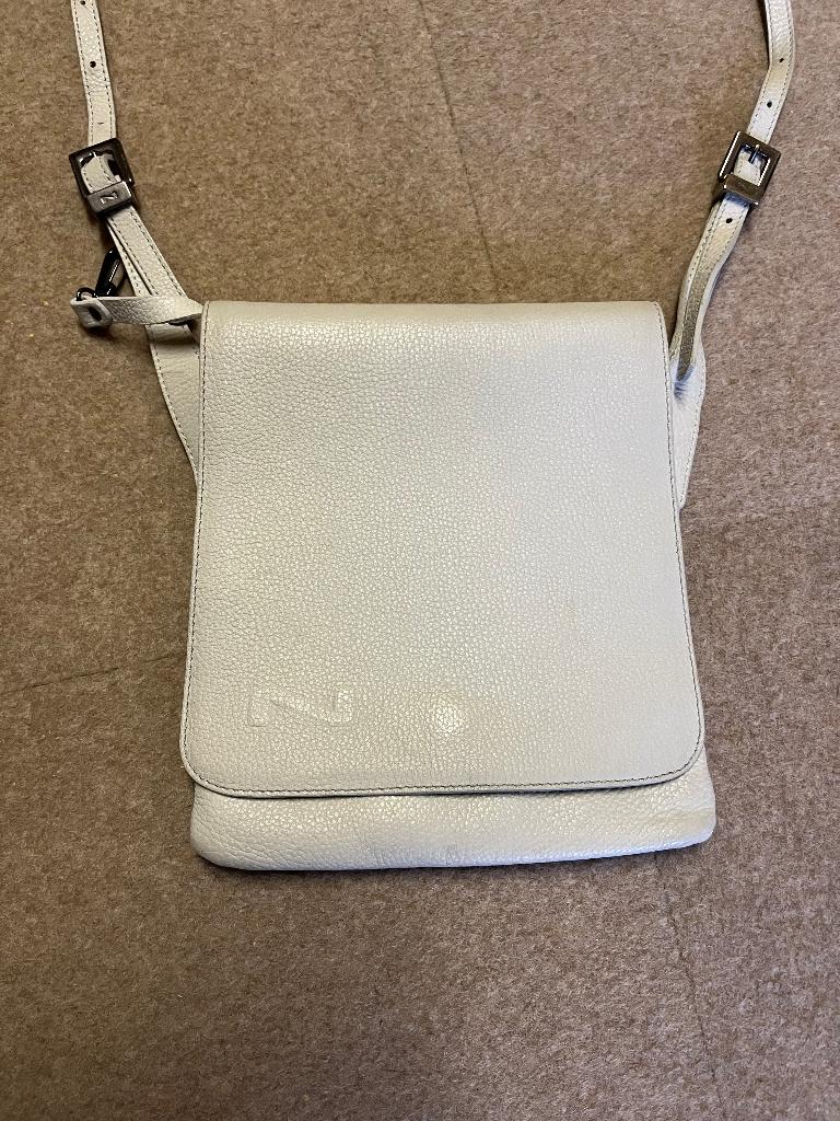 Nathan handtas, Handtassen en Accessoires, Tassen | Schoudertassen, Ophalen, Gebruikt, Overige merken, Leer