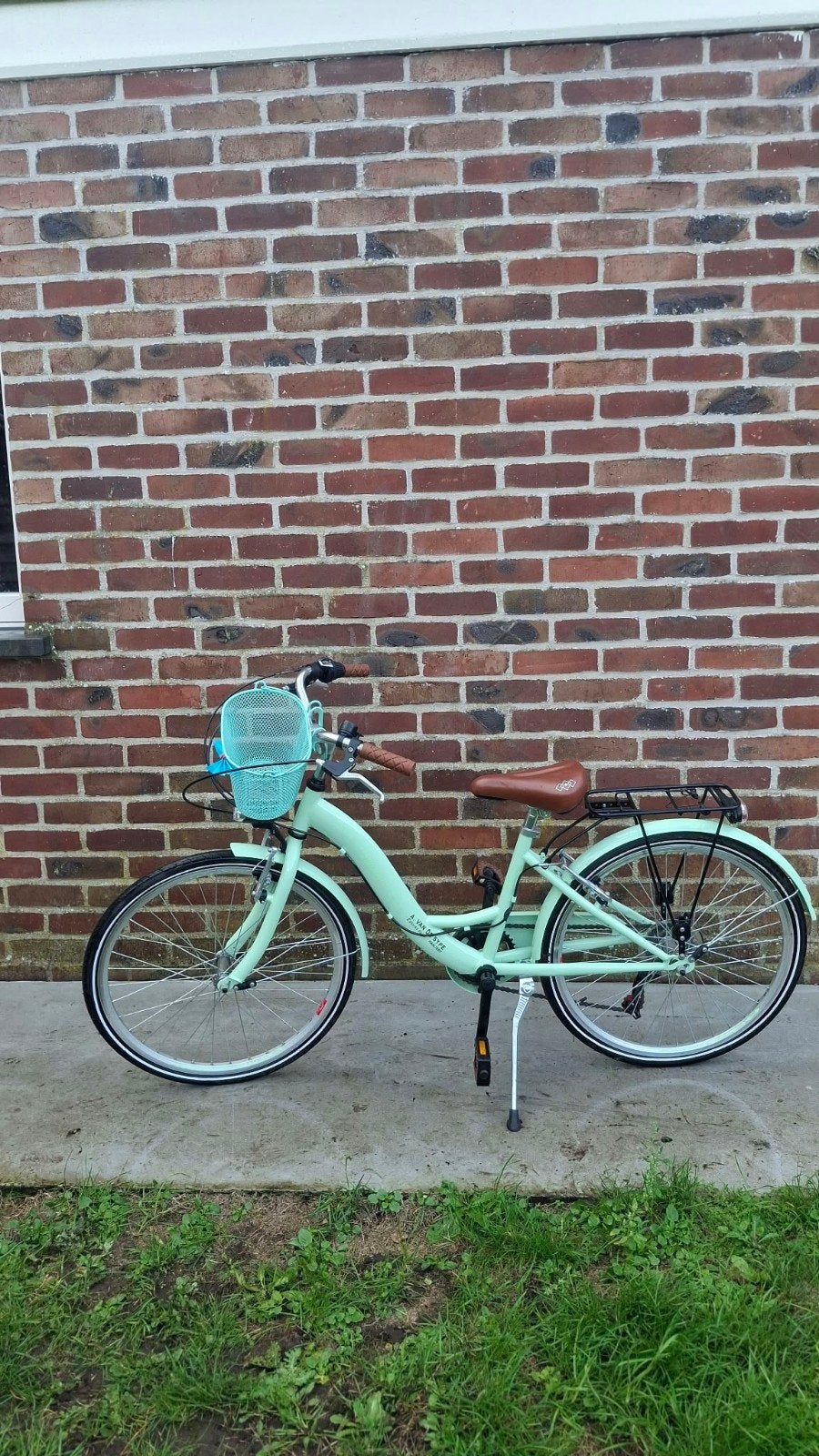Meisjesfiets 22 inch, Fietsen en Brommers, Ophalen, 22 inch, Gebruikt, Velgrem