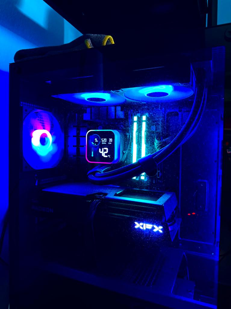High-End Gaming PC – Ryzen 5 9600X + RX 9060 XT 16GB – 32GB, Ophalen, Zo goed als nieuw, Gaming, SSD