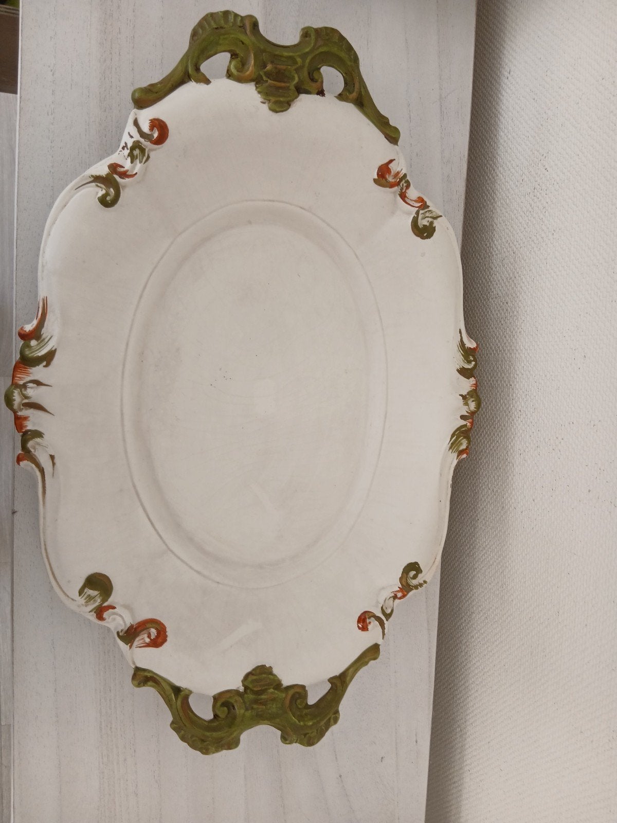 schaal capodimonte, Ophalen