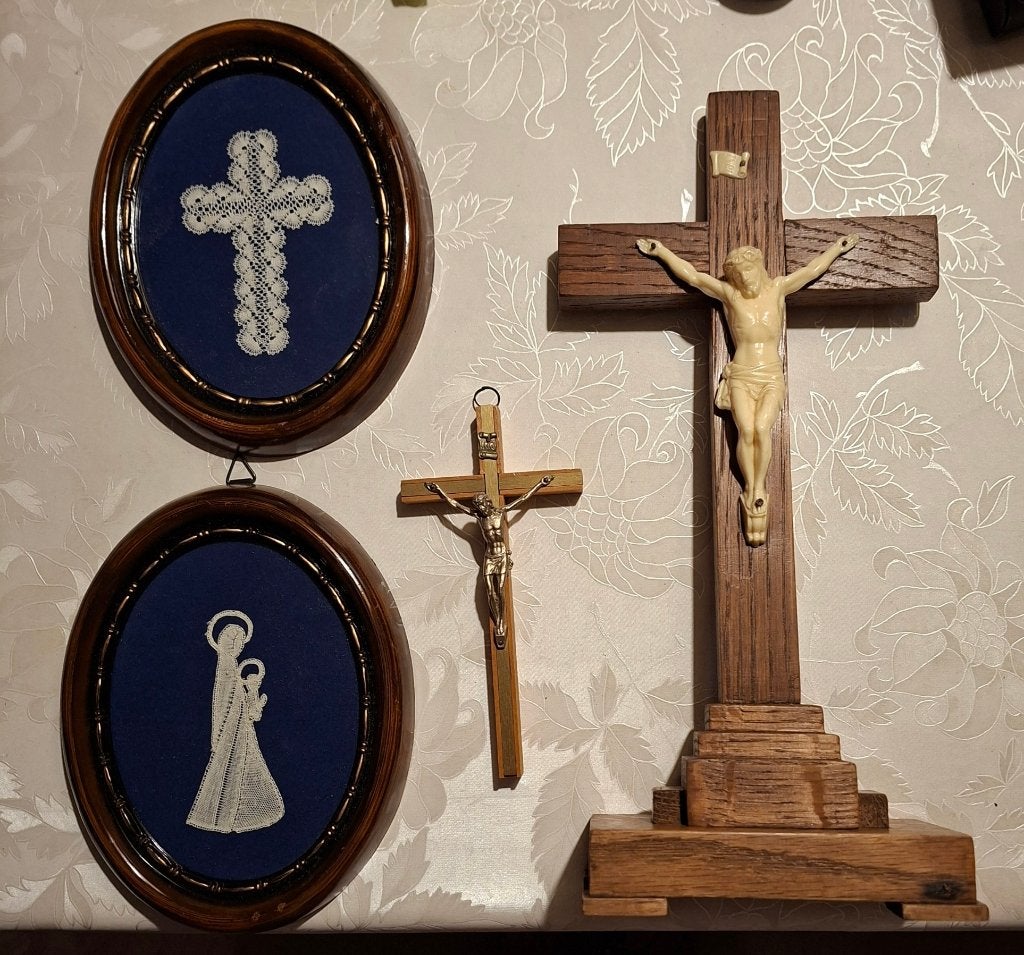 kruisbeeldjes, Collections, Enlèvement, Utilisé, Image, Christianisme | Catholique