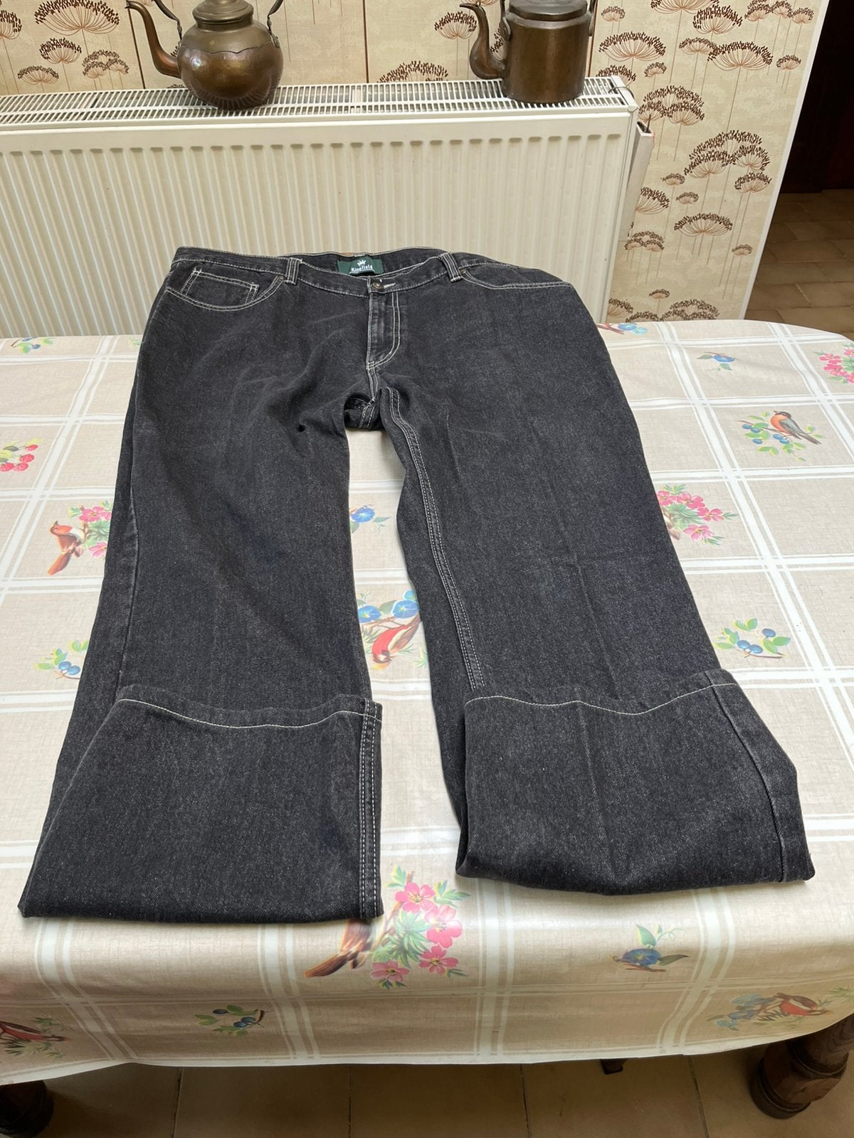 Jeans heren blauw en donker grijs, Kleding | Heren, Ophalen, Zo goed als nieuw, Blauw