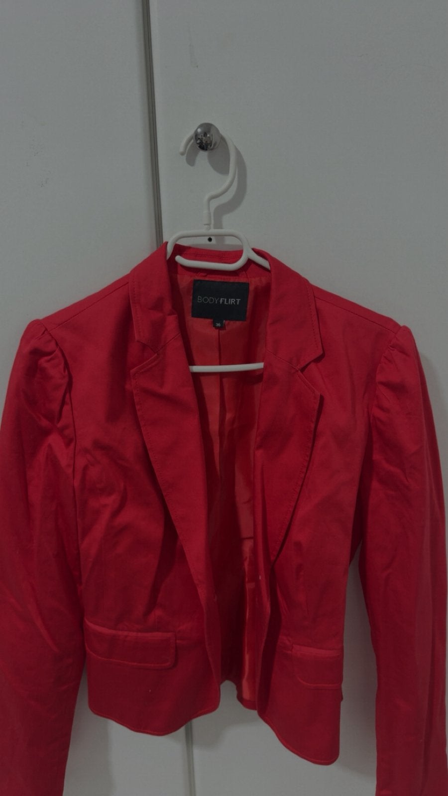 Rode blazer, Ophalen of Verzenden, Zo goed als nieuw, Maat 36 (S), Rood