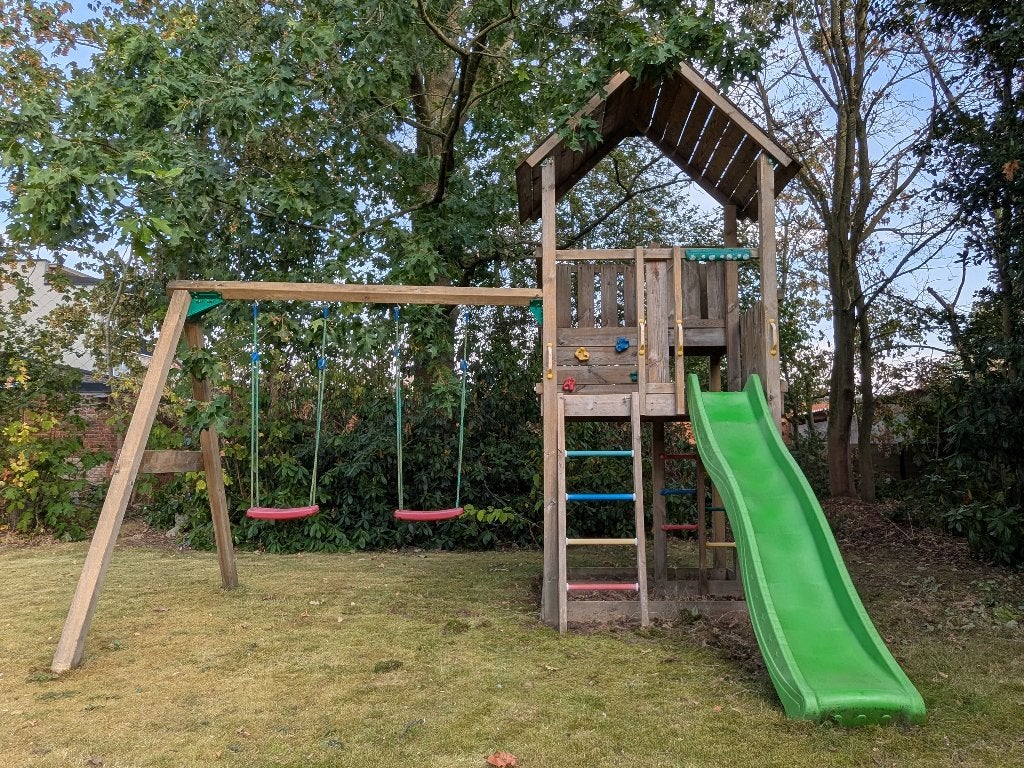 Jungle gym speeltoestel, Kinderen en Baby's, Ophalen, Gebruikt, Glijbaan
