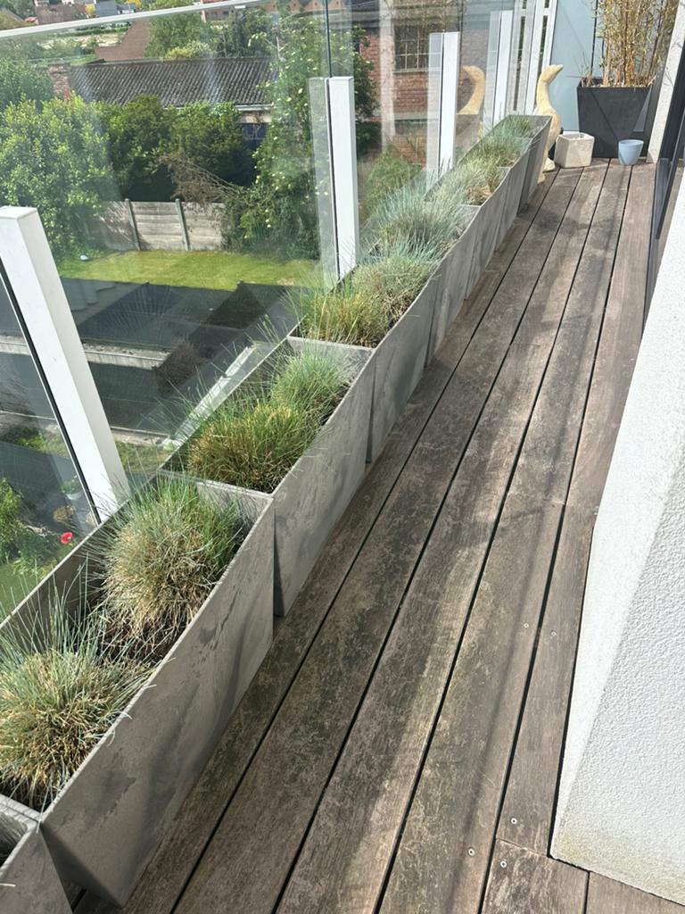Bloembakken, Tuin en Terras, Ophalen, Zo goed als nieuw, Kunststof