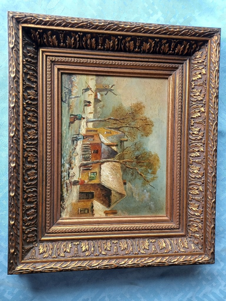 Schilderij Frans Oury (1897-1992)Nederlandse schilder, Enlèvement