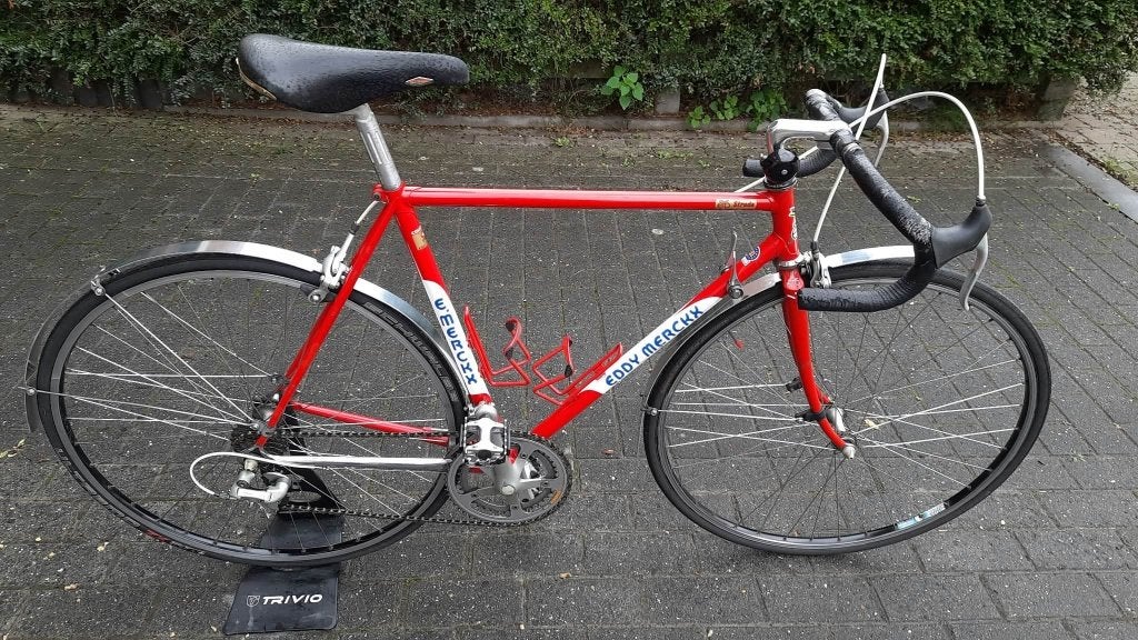 Retro Racefiets Eddy Merckx Strada 1996, Fietsen en Brommers, 28 inch, Gebruikt, Velgrem, 49 tot 53 cm