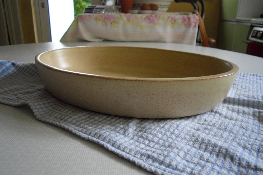 Plat à four ovale., Enlèvement, Neuf, Poterie