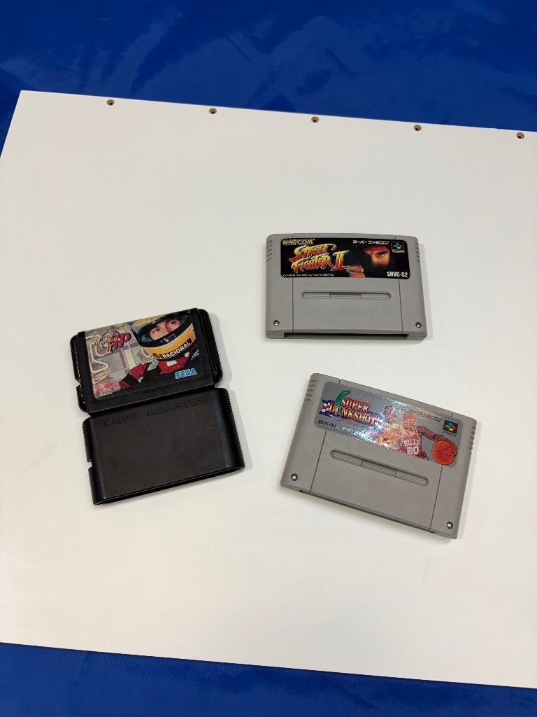 Lot jeux rétro japonais Super Famicom/Mega Drive, Enlèvement ou Envoi, Utilisé