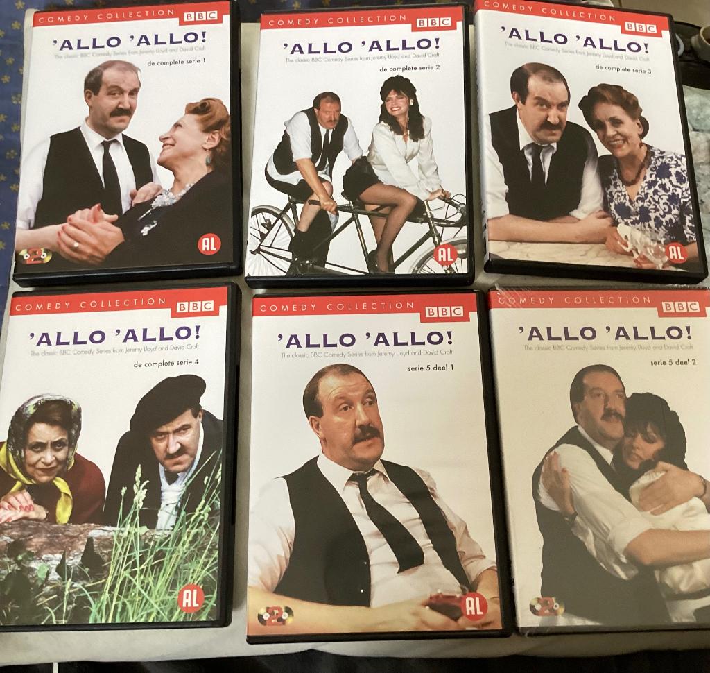 ‘Allo ‘Allo ! - Van seizoen 1 tot en met seizoen 5, Cd's en Dvd's, Ophalen of Verzenden