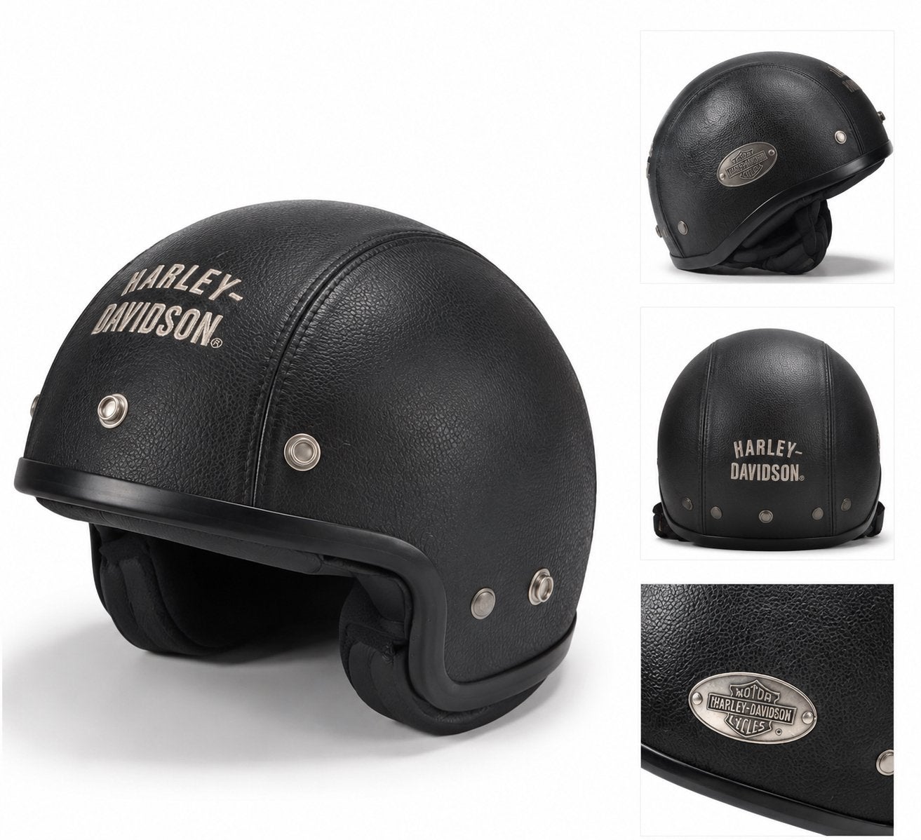 Harley‑Davidson halfhelm / jethelm – stijlvol, Enlèvement, M, Casque jet