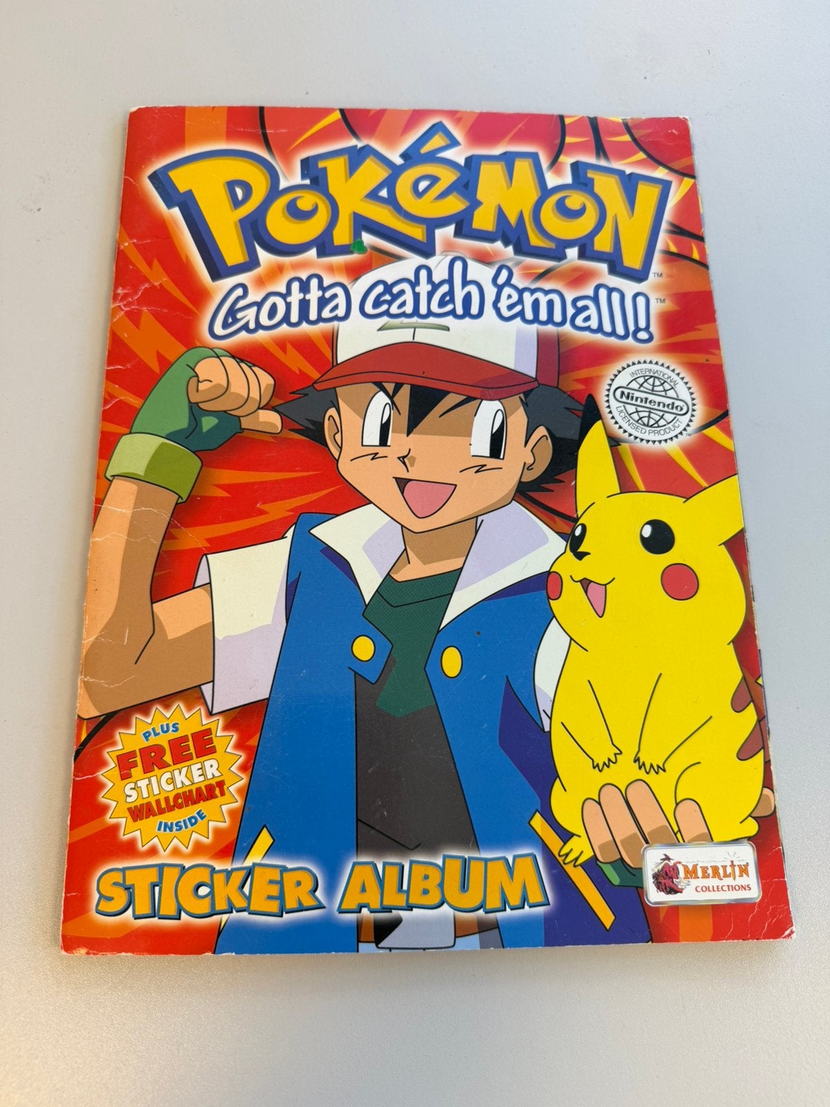 Pokémon Merlin 1999 Sticker map Album 100% Compleet + Poster, Hobby en Vrije tijd, Ophalen of Verzenden, Zo goed als nieuw