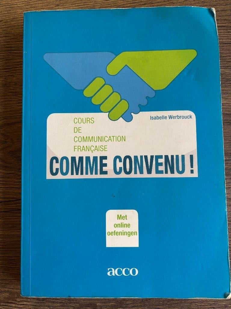 Comme Convenu, Isabelle Werbrouck, Enlèvement ou Envoi, Utilisé, Enseignement supérieur, Isabelle Werbrouck