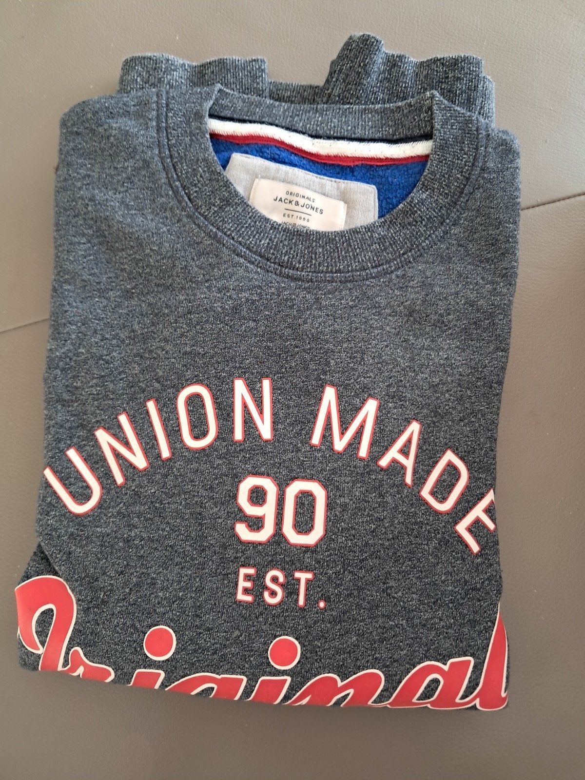 sweater Jack & Jones mt S, Kleding | Heren, Truien en Vesten, Ophalen, Jack  jones, Grijs, Gedragen