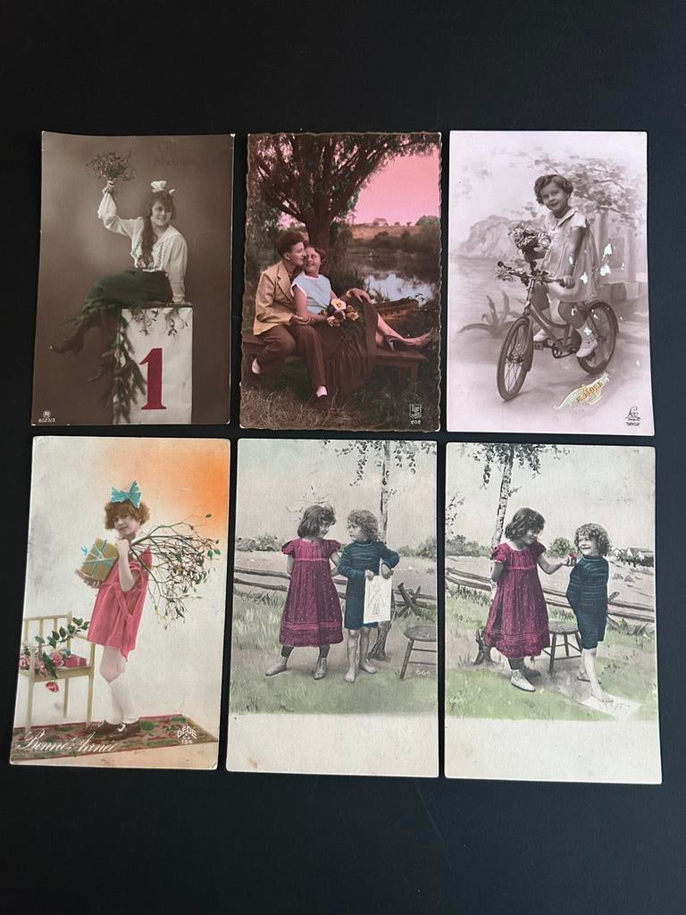 Lotje 6 postkaarten, Ophalen of Verzenden, Gebruikt, Foto