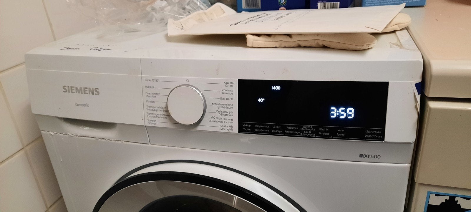 Lave-linge Siemens casi neuf  8/2024, Enlèvement