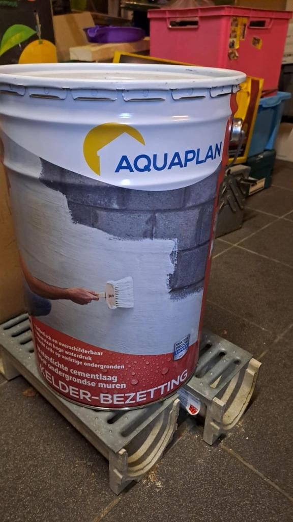 Enduit pour cave, Bricolage & Construction, Peinture, Vernis & Laque, 15 à 20 litres, Enlèvement, Neuf, Blanc