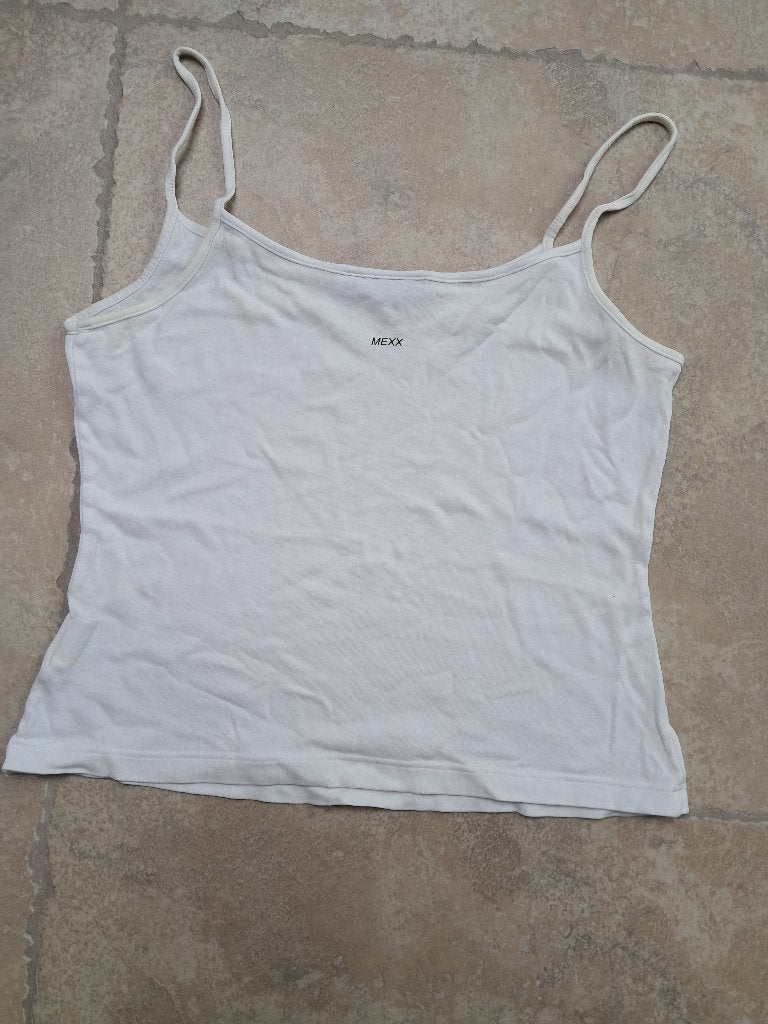 GRATIS Merk Mexx : topje mt Medium, Maat 38/40 (M), Mexx, Wit, Ophalen of Verzenden