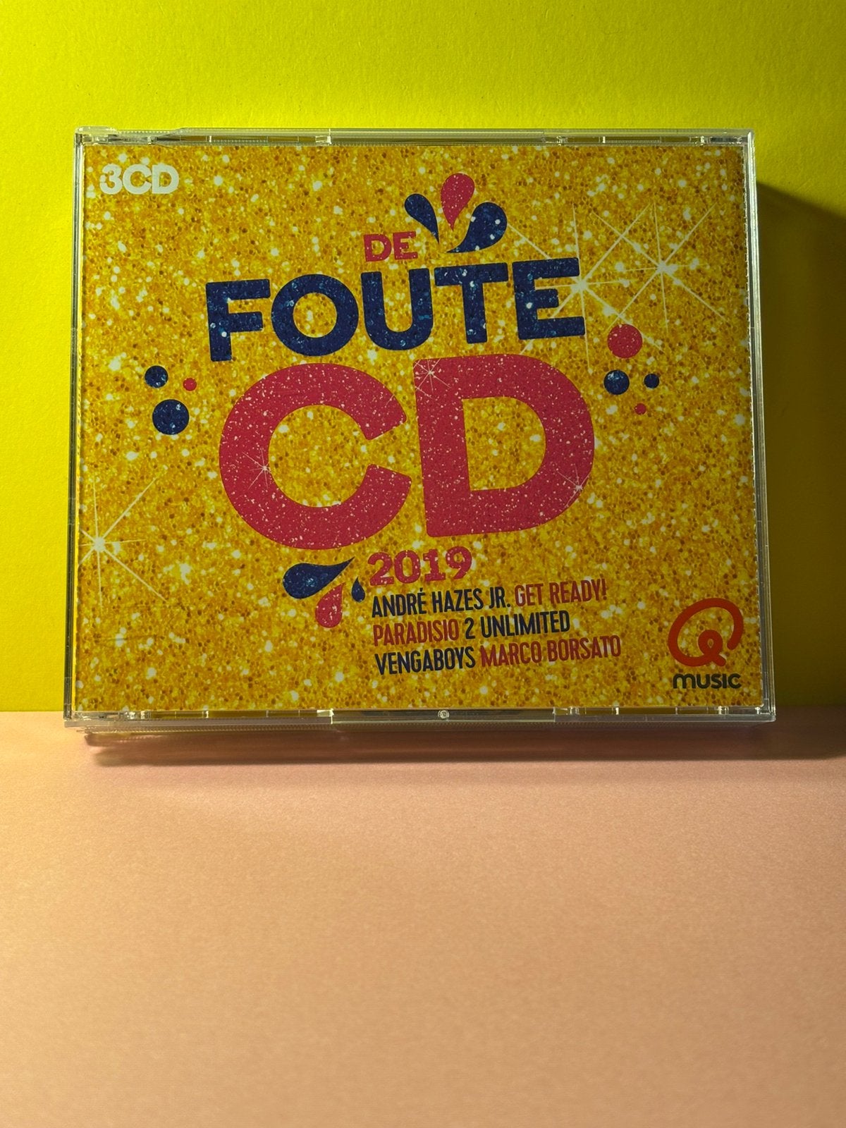 Q-music de foute cd 2019 /3cd box nieuwstaat, Cd's en Dvd's, Verzenden, Zo goed als nieuw
