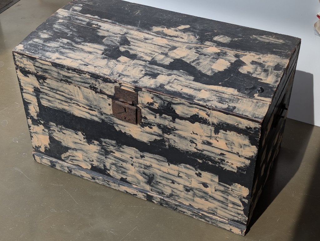 Houten dekenkist, Huis en Inrichting, Woonaccessoires | Kisten, Ophalen, 50 – 75, Gebruikt, 50 tot 100 cm