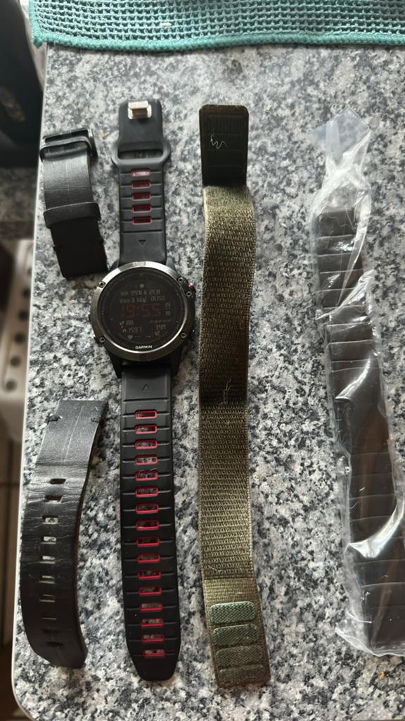 Montre connectée pour le sport, Ophalen, Gebruikt, Conditie, Zwart