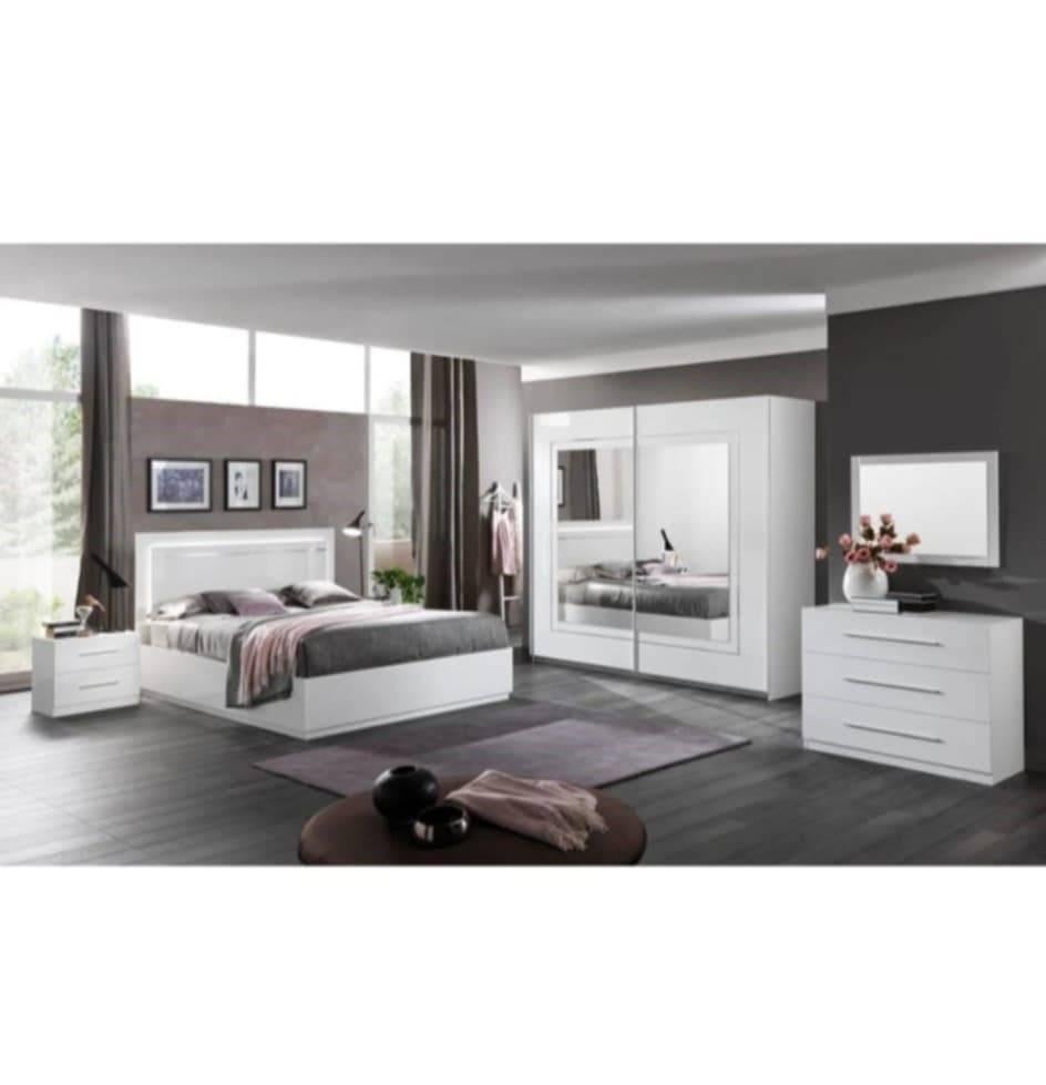 chambre à coucher très bon qualité (style moderne), Enlèvement, Comme neuf, Deux personnes, Moderne