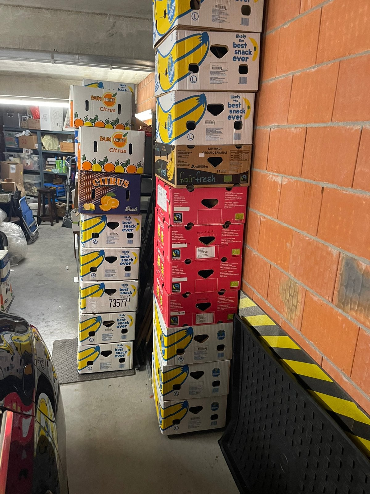 25 verhuisdozen banaandozen, Articles professionnels, Stock & Retail | Emballage & Expédition, Enlèvement ou Envoi