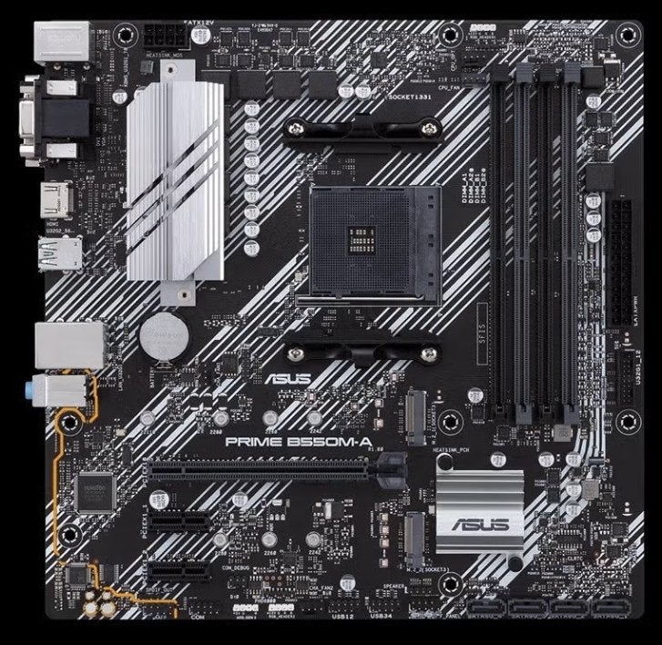 ASUS PRIME B550M-A Moederbord met Socket AM4