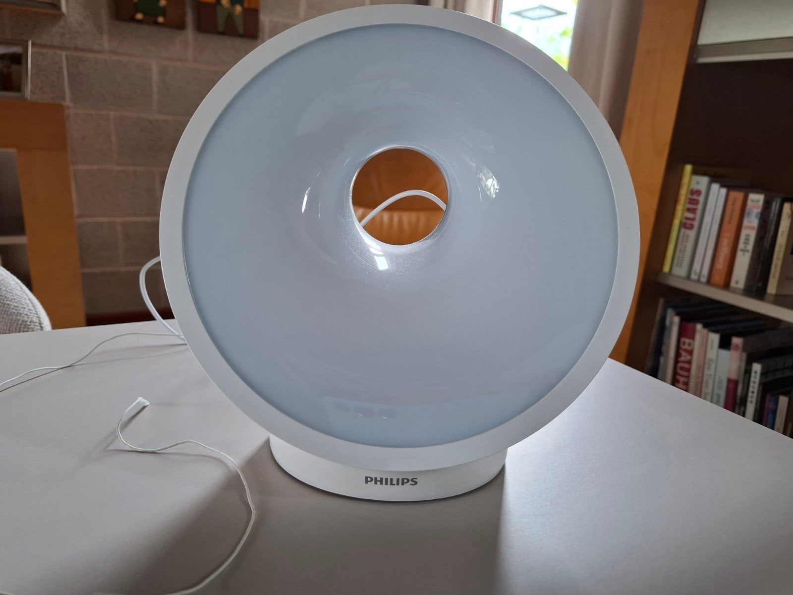 wekkerradio met sleeptouw en  lichtdimmer, Electroménager, Réveils, Utilisé, Enlèvement