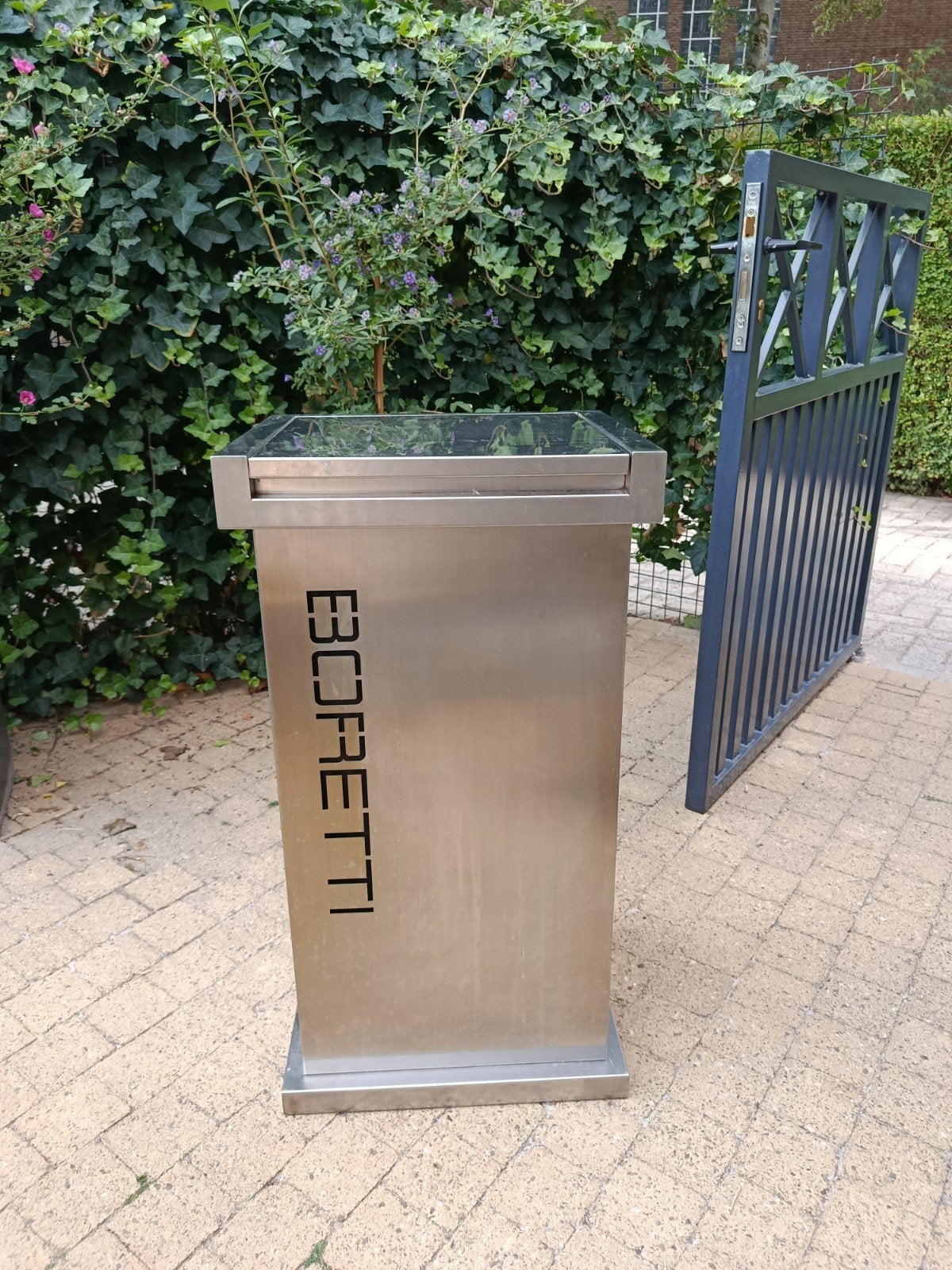 vuilbak Boretti inox 82 hoogte 43 op 38 breedte, Maison & Meubles, Enlèvement, Comme neuf