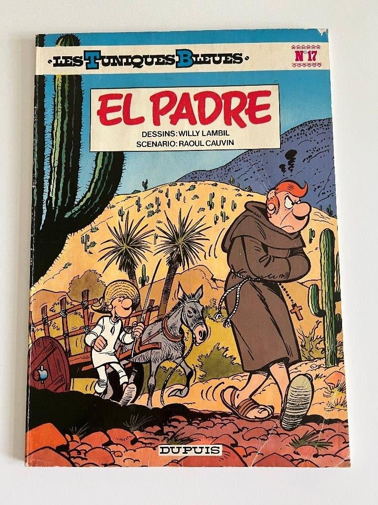 BD Les Tuniques Bleues El padre, Enlèvement ou Envoi, Une BD, Lambil & Cauvin, Utilisé