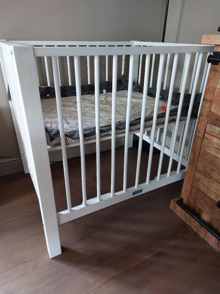 Baby park/box, Kinderen en Baby's, Babyparken, Gebruikt, Rechthoekig, In hoogte verstelbaar, Boxkleed, Ophalen
