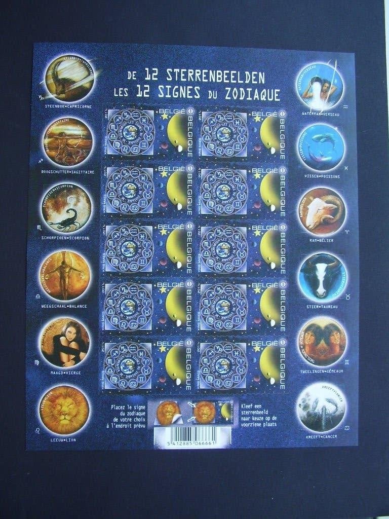 Boekje 118 postfris - 12 sterrenbeelden, Enlèvement ou Envoi, Neuf