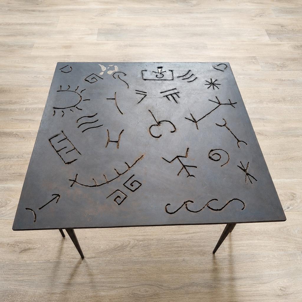 Idir Mecibah, table basse (1996), Maison & Meubles, Enlèvement