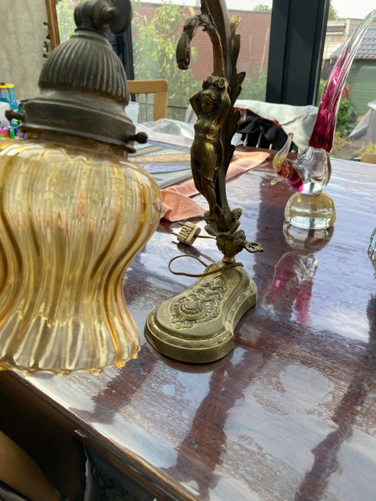 Antieke tafellamp, Antiek en Kunst, Antiek | Verlichting, Ophalen