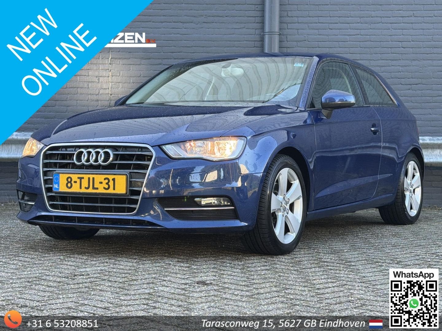 Audi A3 2.0 TDI Ambition Pro Line | Cruise | Airco | Navi |, Autos, Achat, Entreprise, Boîte manuelle, Noir