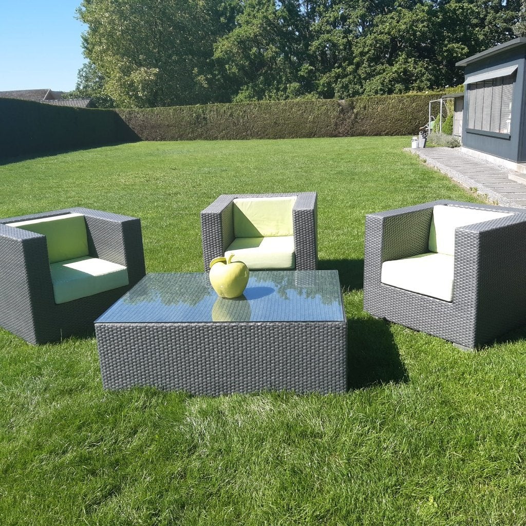 Tuinsalon, Tuin en Terras, Ophalen, Gebruikt, Bijzettafel, 3 zitplaatsen