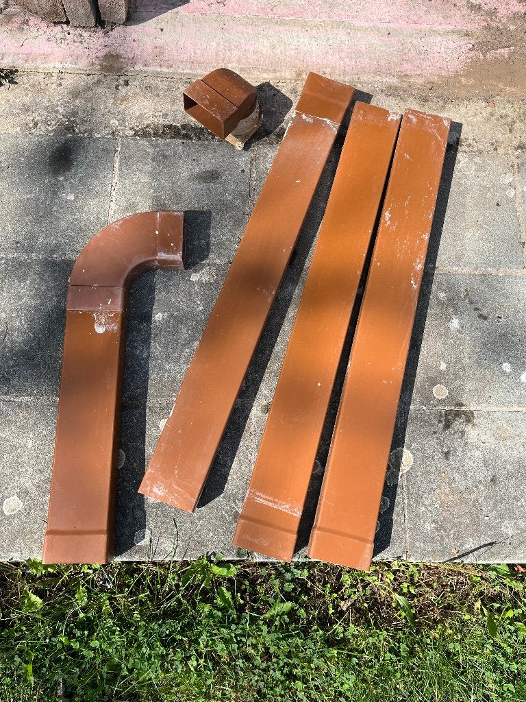 tuyau PVC section rectangulaire (extraction hotte cuisine), Enlèvement, PVC