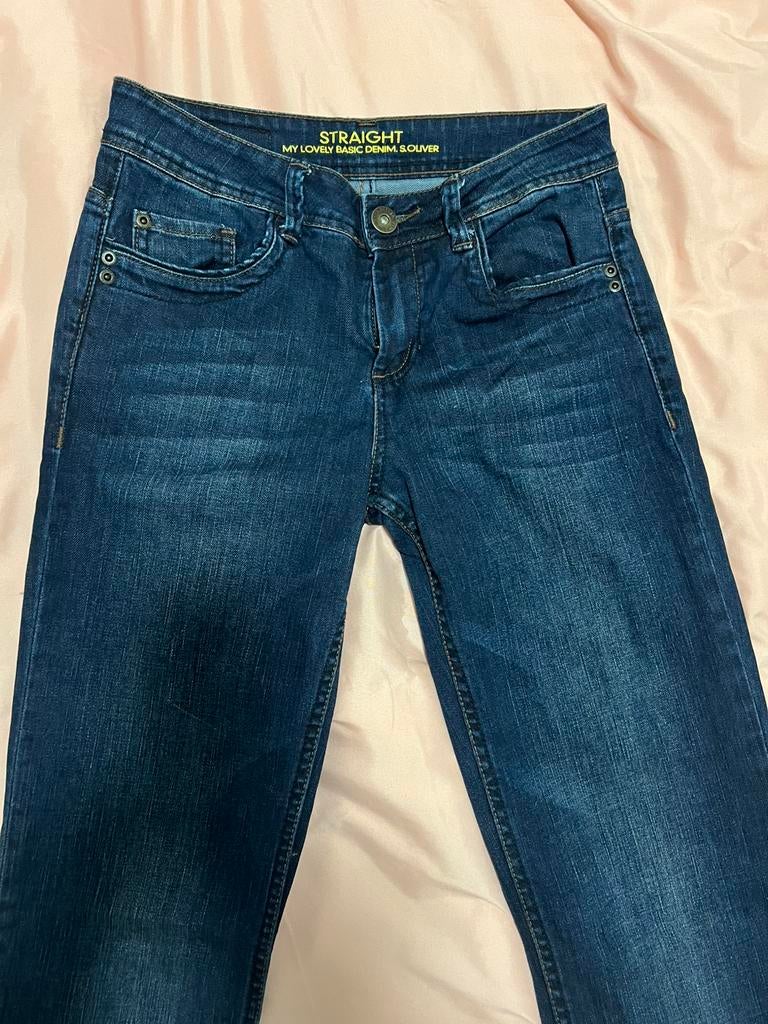 Nieuwe s.Oliver denim broek, Blauw, Overige jeansmaten, Nieuw, Ophalen of Verzenden