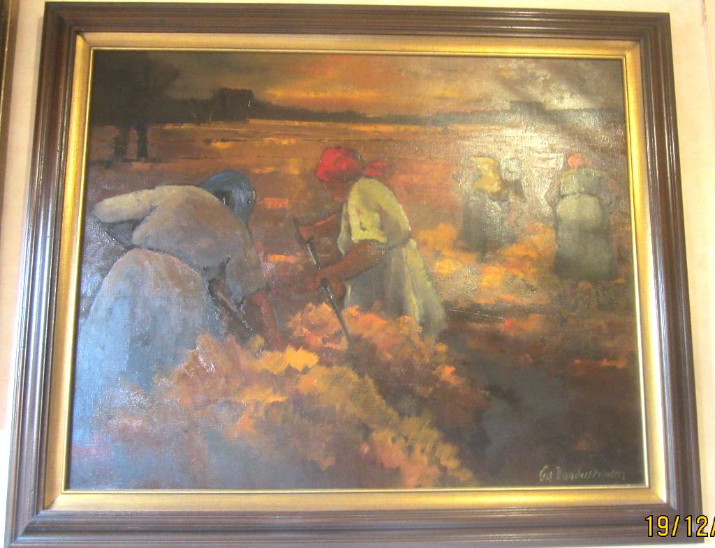 Travail au coucher du soleil - L. Vanderstraeten, Enlèvement