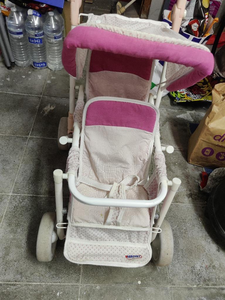 Poussette jumeaux pour poupées réglable en hauteur, Enfants & Bébés, Enlèvement, Utilisé, Autres types