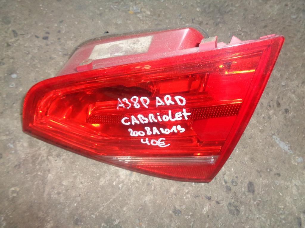 A vendre stop droit Audi A3 8P Cabriolet 2008 à 2013, Enlèvement, Utilisé, Audi