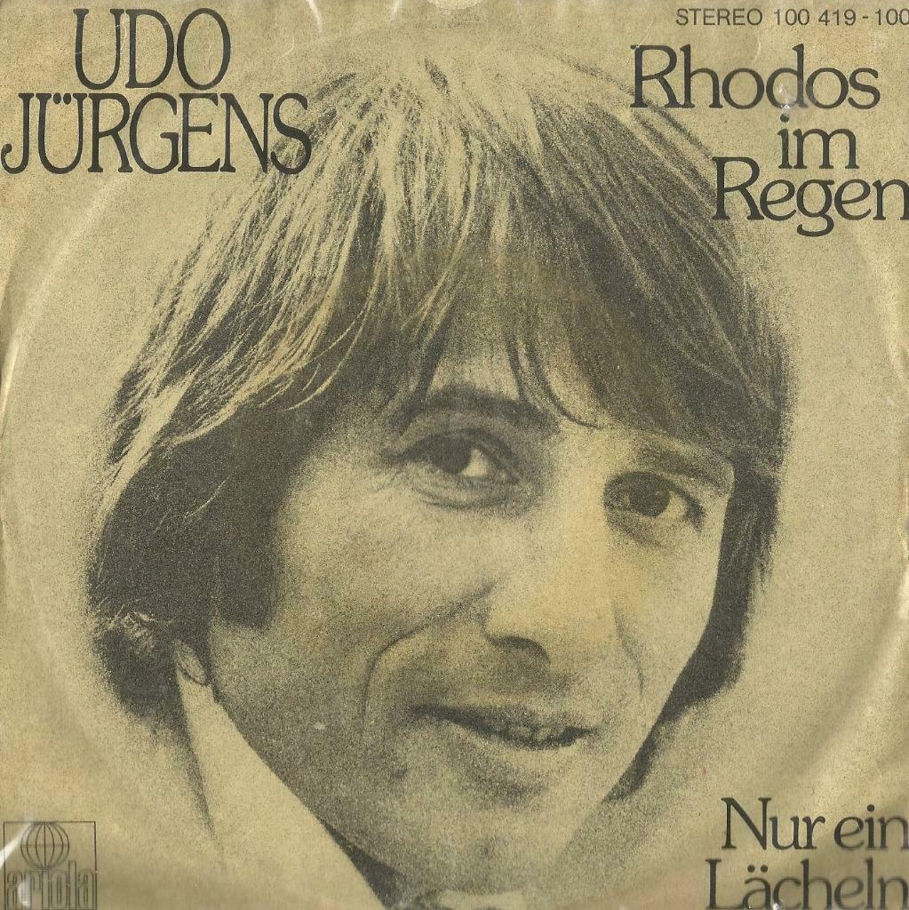 Udo Jürgens – Rhodos im Regen / Nur ein Lächeln – Single, Ophalen of Verzenden, Gebruikt, Pop